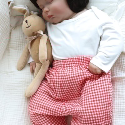 LEMONADE18｜(55cm-85cm) 4色格紋束口褲6