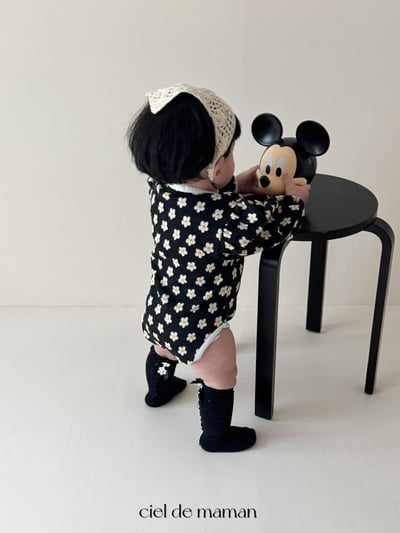 Cieldemaman｜(3-15m) 春天花朵包屁衣16