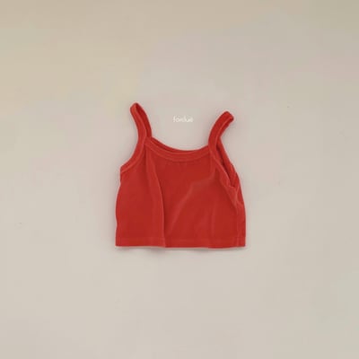 Fondue 11｜(75cm-120cm)  絨毛細肩帶背心5