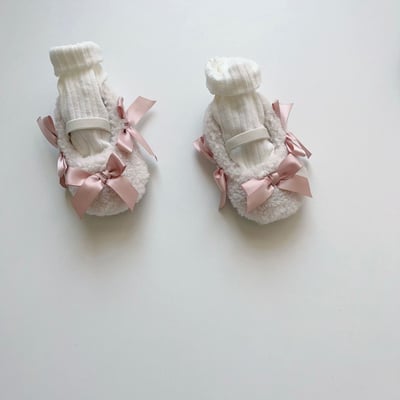 毛毛蝴蝶結學步鞋12