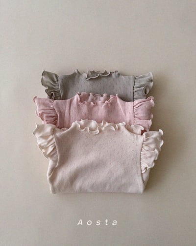 AOSTA28｜(6m-5y) 飛袖捲邊上衣21