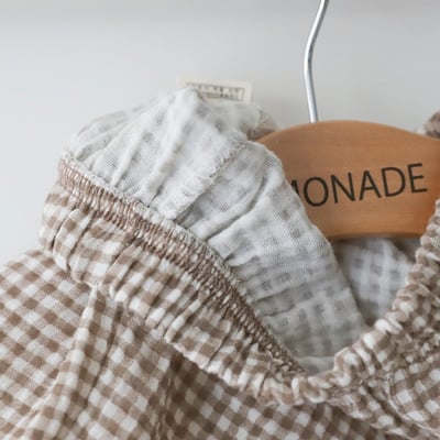 LEMONADE18｜(55cm-85cm) 4色格紋束口褲4