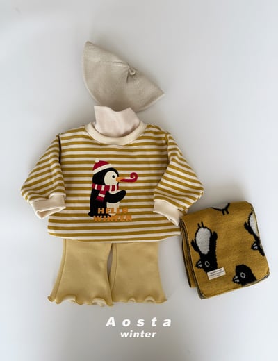 AOSTA44｜(6m-5y) 企鵝印花休閒上衣14