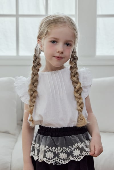 ROA21｜(6m-18m) 2色荷葉袖無袖上衣2