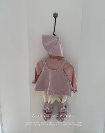 AOSTA14｜(1y5y) 冬季針織壓紋背心24