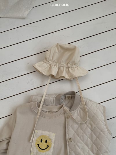 Bebe holic59｜(3m-18m) 微笑印花包屁衣6