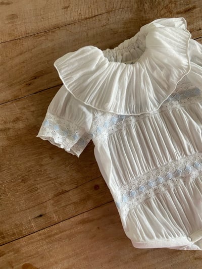 Anne Shirley37｜(3m-22m) 2色浪漫蕾絲設計包屁衣14