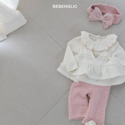 Bebe holic23｜(3m-18m) 針織小喇叭褲8