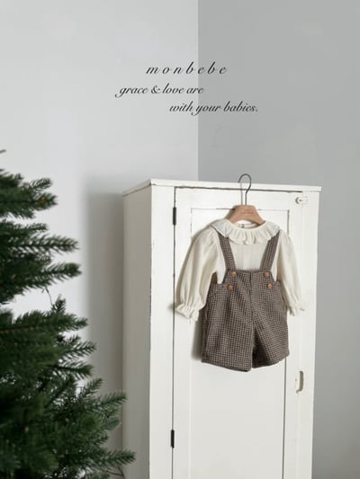 MONBEBE09｜(1y-8y) 荷葉領縮口袖上衣8