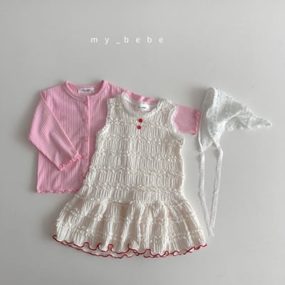 my_bebe19｜(80-120cm) 褶皺無袖洋裝21