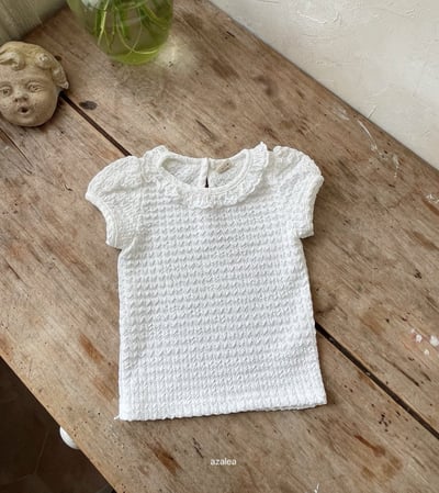 Azalea05｜(85-118cm) 壓紋荷葉邊上衣6