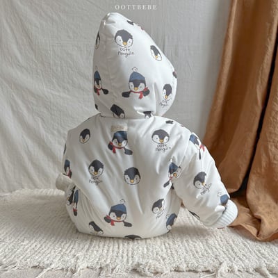 Oottbebe61｜(0m-12m) 雪人防寒連身裝6