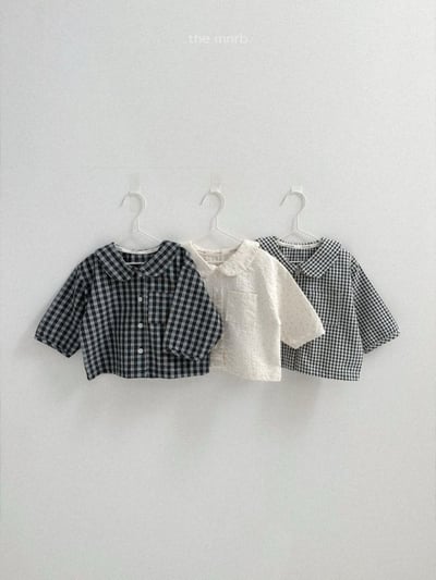 MiniRobe23｜(70-110) 有領口袋襯衫1