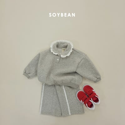 Soybean76｜(75cm-118cm) 蕾絲翻領邊套裝8
