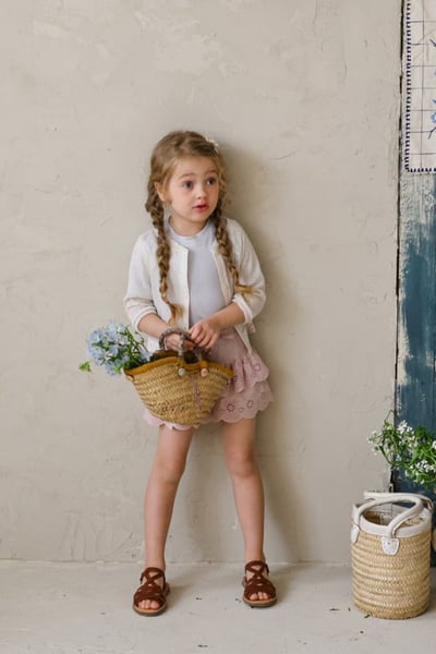 FLO16｜(75-140) 荷葉肩邊上衣9