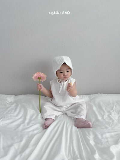 lala land36｜(3m-18m) 2色綁帶帽8