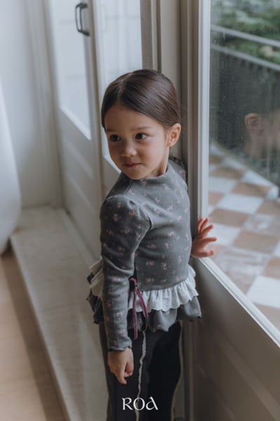 ROA22｜(80cm-120cm) 2色蕾絲蛋糕裙擺上衣15