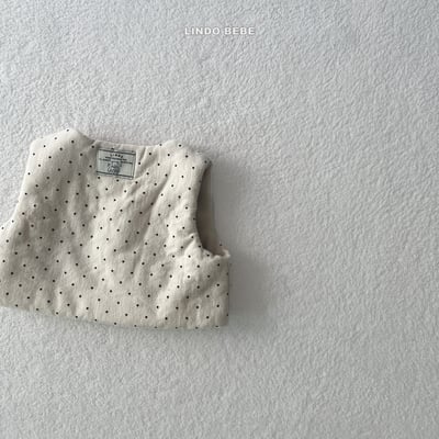 Lindo30｜(3m-18m) 波點內刷毛背心7