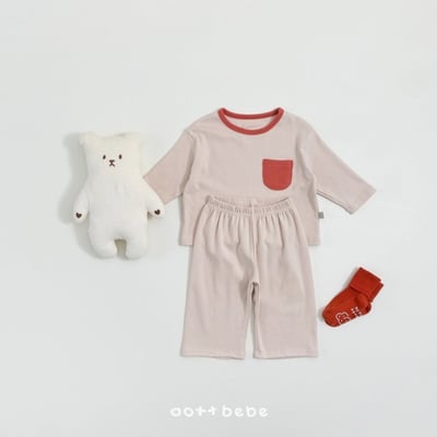Oottbebe09｜(1y-7y) 軟綿口袋套裝3
