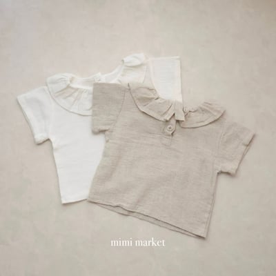 mimi market25 (75-90cm)  荷葉邊翻領上衣2