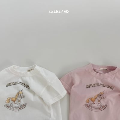 lala land15｜(3m-18m) 2色木馬印花上衣16