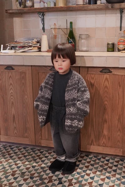 onu 15｜(70cm-115cm) 北歐印花刷毛外套15