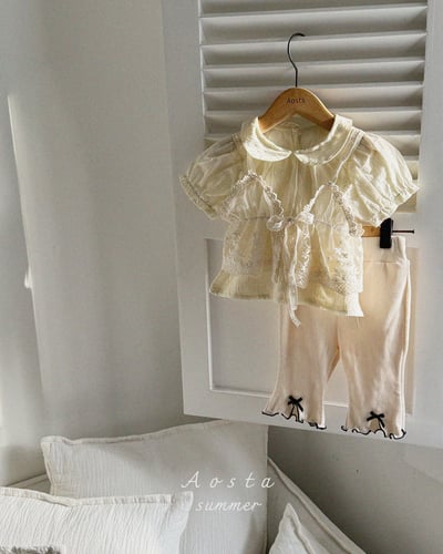 AOSTA58｜(6m-5y) 2款翻領泡泡袖上衣16