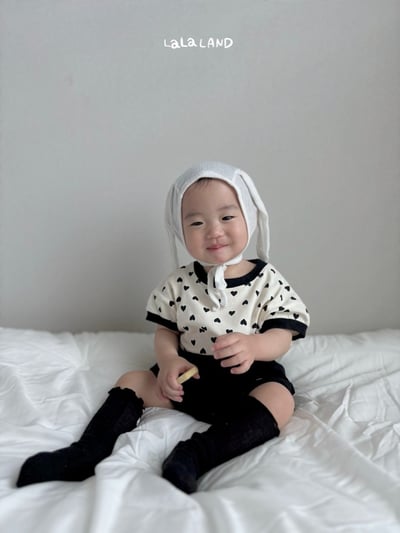 lala land12｜(3m-18m) 4色口袋愛心標棉質短褲11