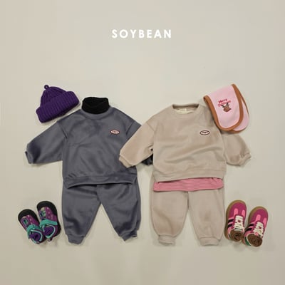 Soybean61｜(75cm-118cm) 絲絨壓紋休閒套裝9
