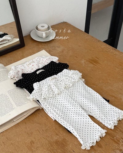 AOSTA53｜(6m-5y) 3款荷葉裙邊木耳褲6