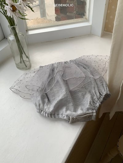 Bebe holic09｜(3m-18m) 爆米花蕾絲褲9