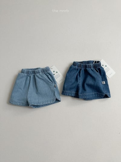 MiniRobe13｜(70-110) 滾邊輕便牛仔褲8