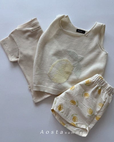 AOSTA09｜(6m-5y) 7色小標素色上衣20