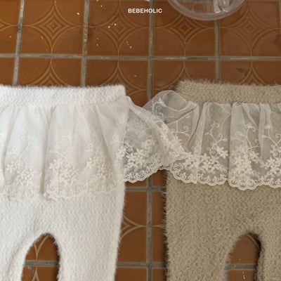 Bebe holic｜(55-85cm) 寶寶蕾絲裙襬褲襪 現貨2