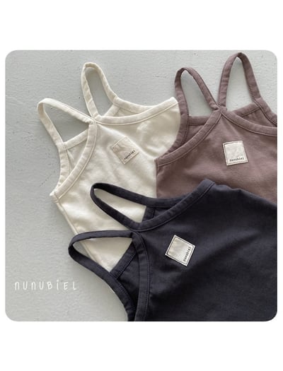 NUNU BIEL09｜(65-115cm) 吊帶細肩背心3