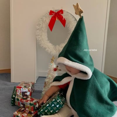 JEAYA03｜(5m-4y) 3色聖誕系列連帽斗篷16
