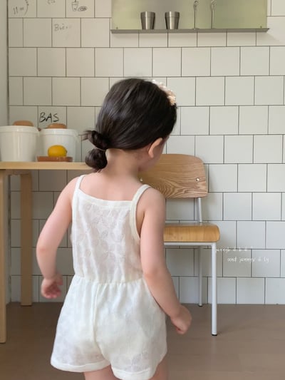 JE15｜(80-120cm) 透氣細肩連身衣7