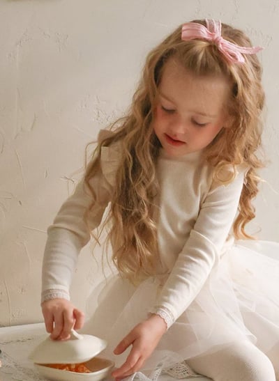 FLO02｜(free) 3色蝴蝶結段帶髮夾1