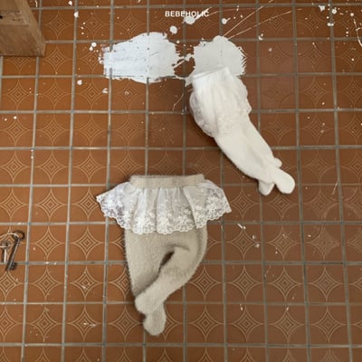 Bebe holic｜(55-85cm) 寶寶蕾絲裙襬褲襪 現貨9