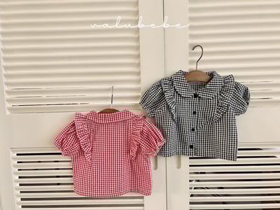 Valubebe 48｜(65-90cm) 班迪格紋襯衫4