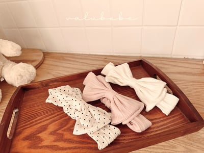 Valubebe32｜(65-80) 蝴蝶結髮帶1