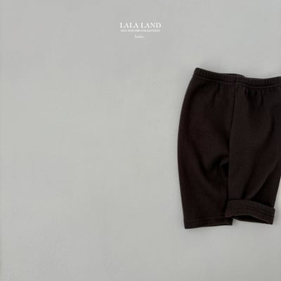 lala land40｜(60cm-83cm) 3色簡約口袋小黑標磨毛直筒褲24