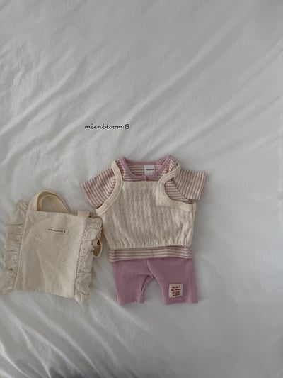 Bloom.b53｜(55cm-118cm) 蝴蝶結刺繡花邊肩背包2