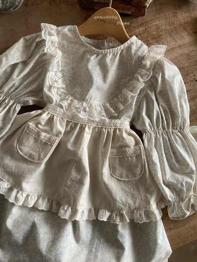 Anne Shirley08｜(1y-5y) 1色蕾絲碎花公主洋裝2