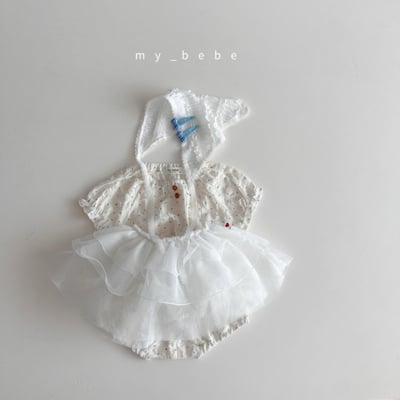my_bebe16｜(58-72cm) 捲邊上衣燈籠褲套裝8
