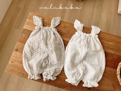 Valubebe 49｜(65-90cm) 褶邊翅膀吊帶服1