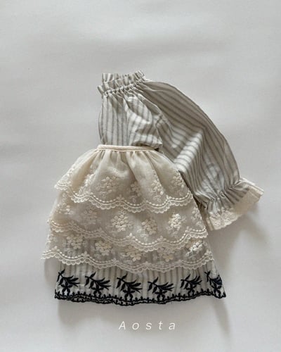 AOSTA30｜(6m-5y) 花卉壓紋/條紋洋裝18