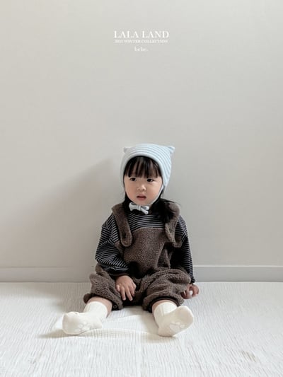 lala land12｜(60cm-83cm) 2色刷毛吊帶褲11