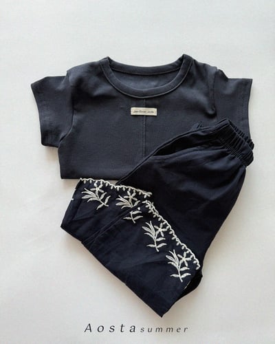 AOSTA17｜(6m-5y) 3款蕾絲刺繡長褲7