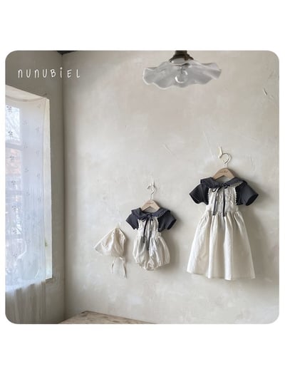 NUNU BIEL31｜(65-115cm) 燕麥蕾絲裙/包屁褲10